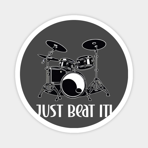 Drummer just beat it design Magnet by Edgi